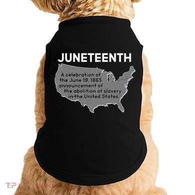 Juneteenth African American Black US History Doggie Tank