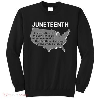 Juneteenth African American Black US History Sweatshirt