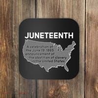 Juneteenth African American Black US History Coaster thumb 0