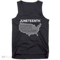 Juneteenth African American Black US History Tank Top thumb 0