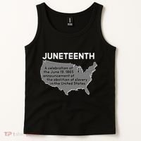 Juneteenth African American Black US History Tank Top thumb 2