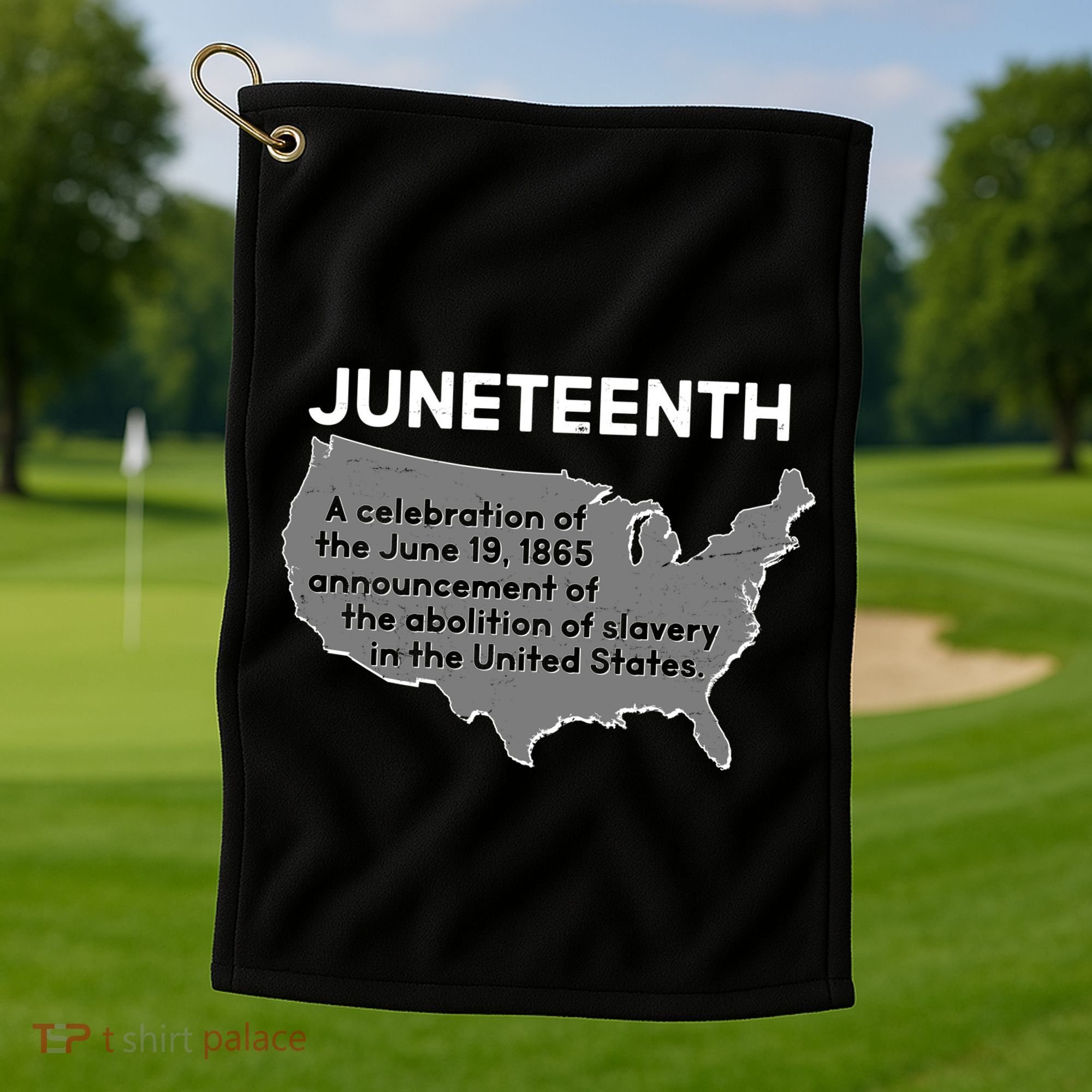Juneteenth African American Black US History Golf Towel