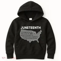 Juneteenth African American Black US History Kids Hoodie thumb 0