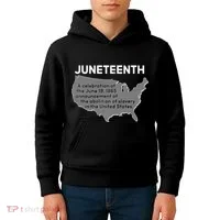 Juneteenth African American Black US History Kids Hoodie thumb 4
