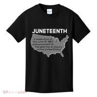 Juneteenth African American Black US History Kids T-Shirt thumb 0