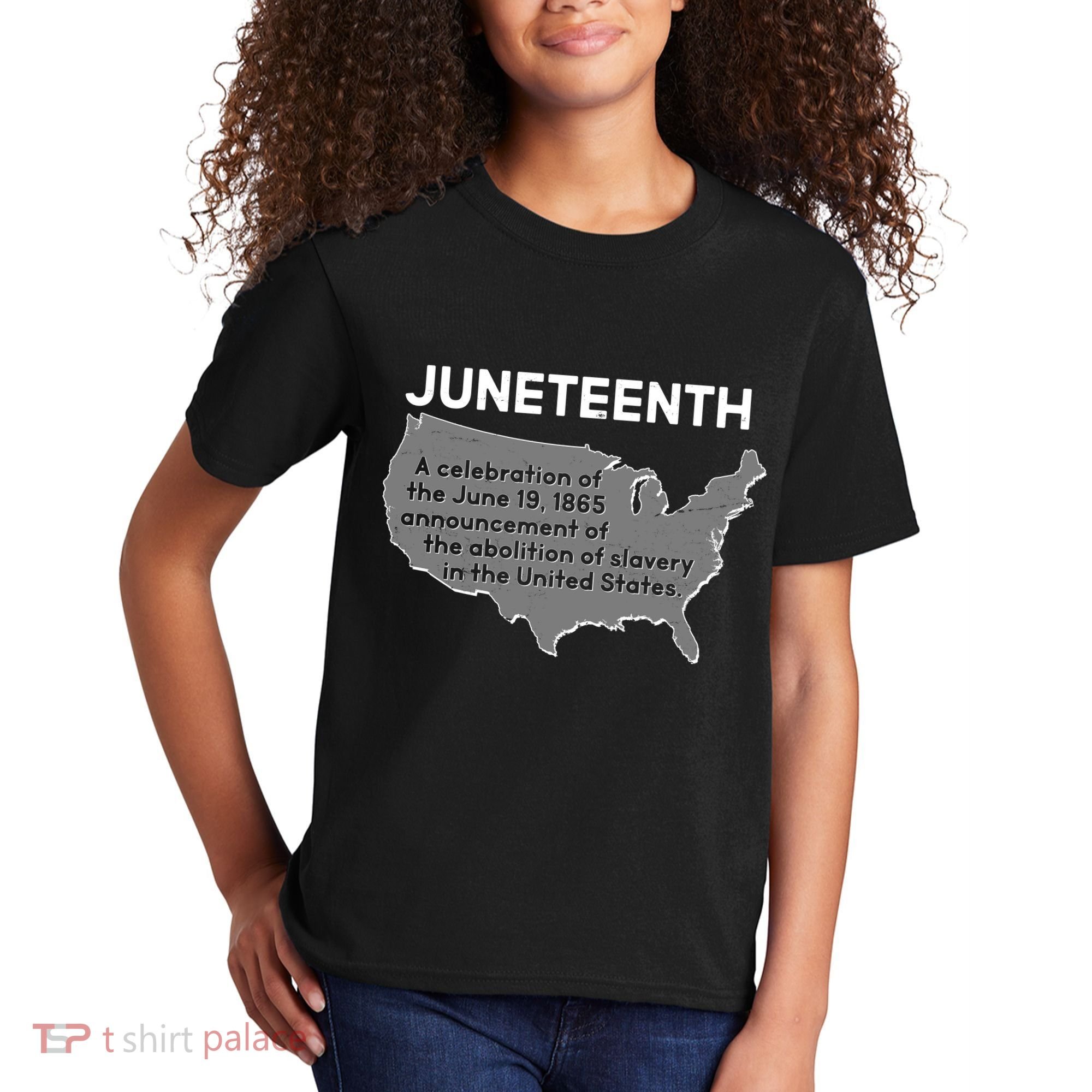 Juneteenth African American Black US History Kids T-Shirt