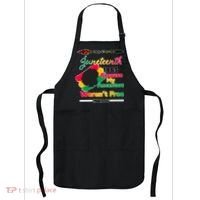 Juneteenth Because My Ancestor Weren't Free 1776 Apron thumb 0