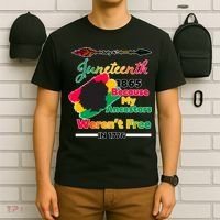 Juneteenth Because My Ancestor Weren't Free 1776 T-Shirt thumb 6