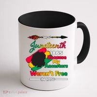 Juneteenth Because My Ancestor Weren't Free 1776 Coffee Mug thumb 1