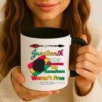 Juneteenth Because My Ancestor Weren't Free 1776 Coffee Mug thumb 3