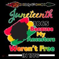 Juneteenth Because My Ancestor Weren't Free 1776 Women's Hoodie thumb 2