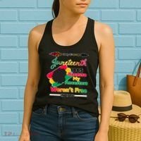 Juneteenth Because My Ancestor Weren't Free 1776 Women's Tank Top thumb 2