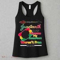 Juneteenth Because My Ancestor Weren't Free 1776 Women's Tank Top thumb 3