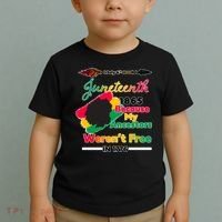 Juneteenth Because My Ancestor Weren't Free 1776 Toddler T-Shirt thumb 2