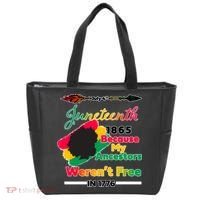 Juneteenth Because My Ancestor Weren't Free 1776 Tote Bag thumb 0