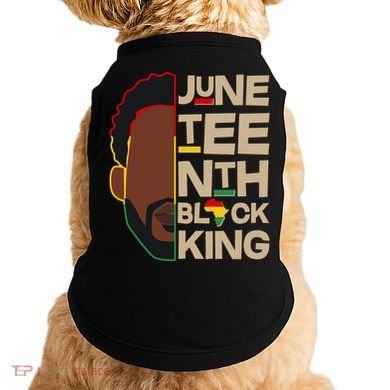 Juneteenth Black King June 19 1865 Doggie Tank