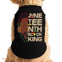 Juneteenth Black King June 19 1865 Doggie Tank thumb 0