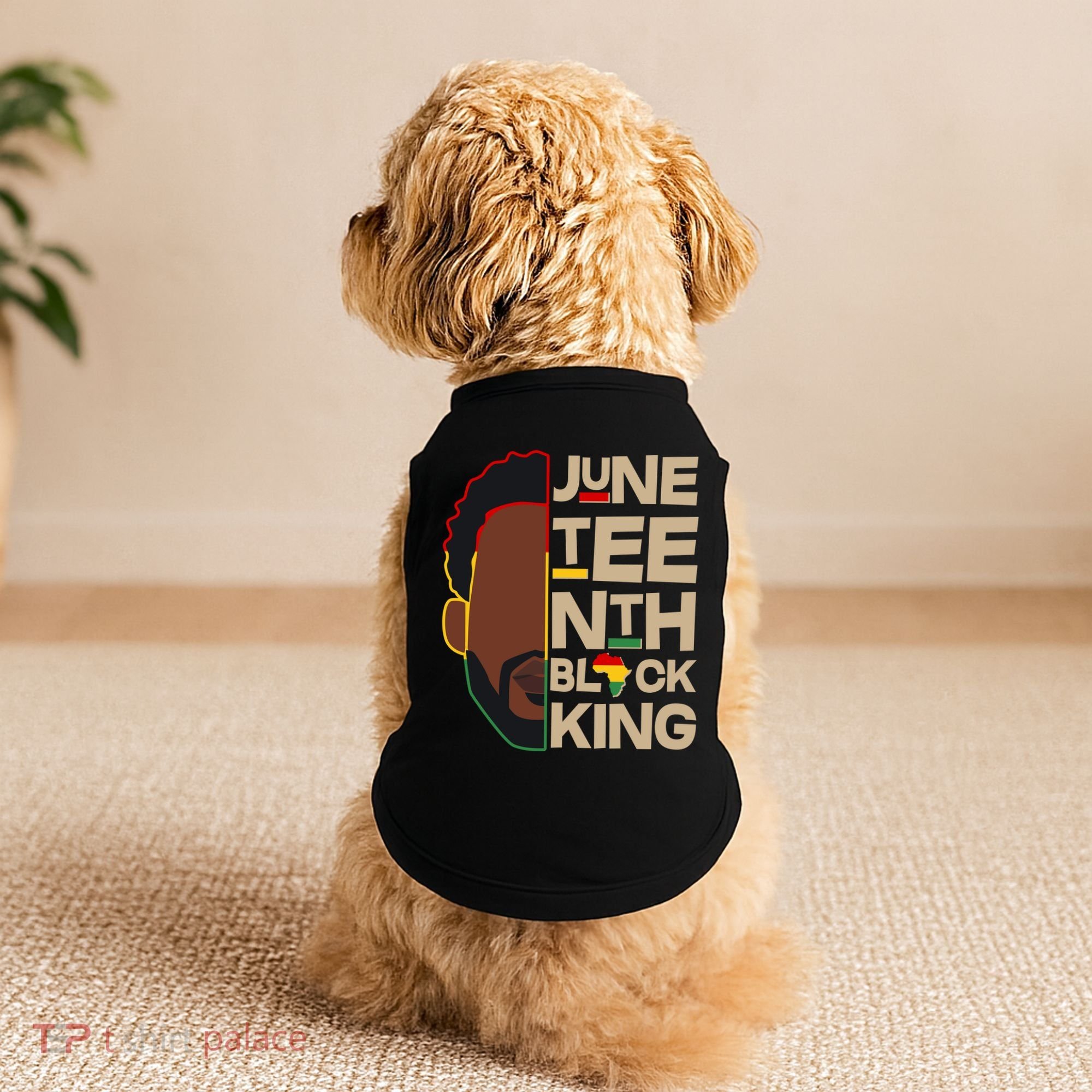 Juneteenth Black King June 19 1865 Doggie Tank