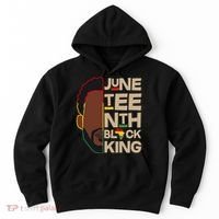 Juneteenth Black King June 19 1865 Hoodie thumb 0