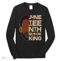 Juneteenth Black King June 19 1865 Long Sleeve Shirt thumb 0