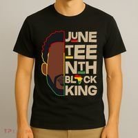 Juneteenth Black King June 19 1865 T-Shirt thumb 3