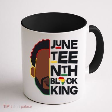Juneteenth Black King June 19 1865 Coffee Mug back