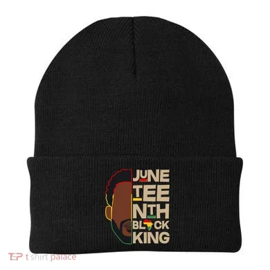 Juneteenth Black King June 19 1865 Beanie