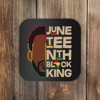 Juneteenth Black King June 19 1865 Coaster thumb 0