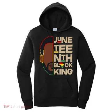 Juneteenth Black King June 19 1865 Women's Hoodie