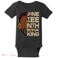 Juneteenth Black King June 19 1865 Baby Bodysuit thumb 0