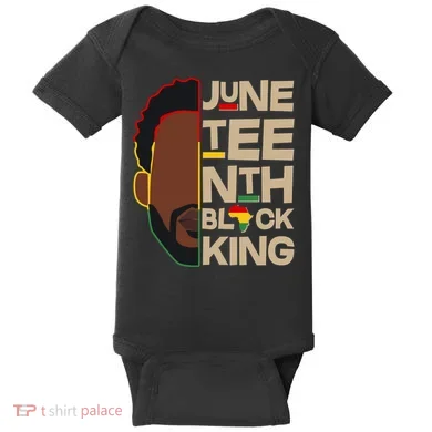 Juneteenth Black King June 19 1865 Baby Bodysuit