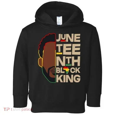 Juneteenth Black King June 19 1865 Toddler Hoodie