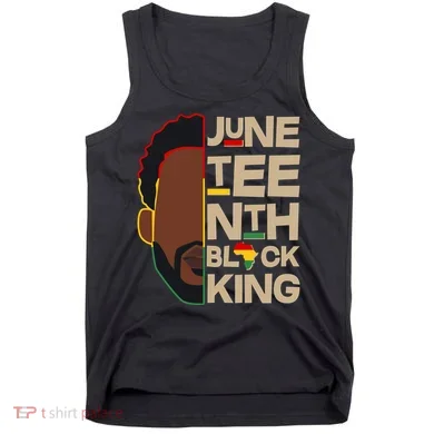 Juneteenth Black King June 19 1865 Tank Top
