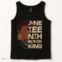 Juneteenth Black King June 19 1865 Tank Top thumb 2