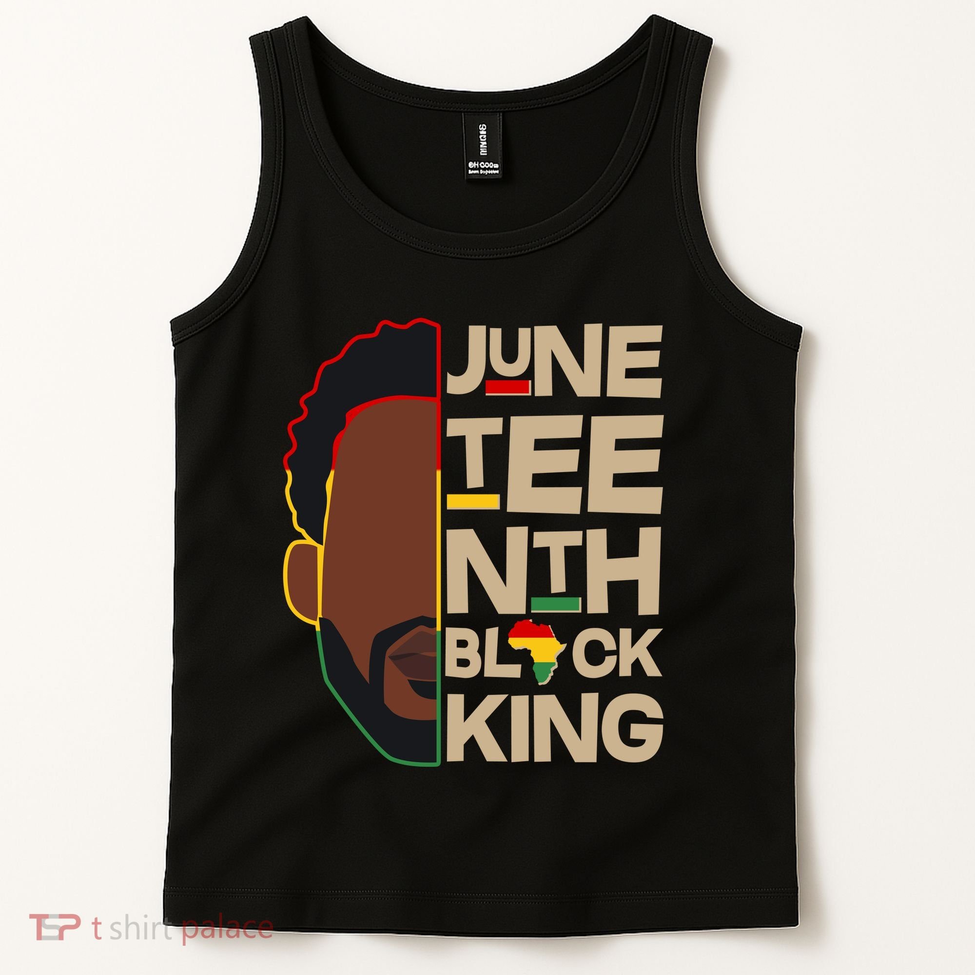 Juneteenth Black King June 19 1865 Tank Top