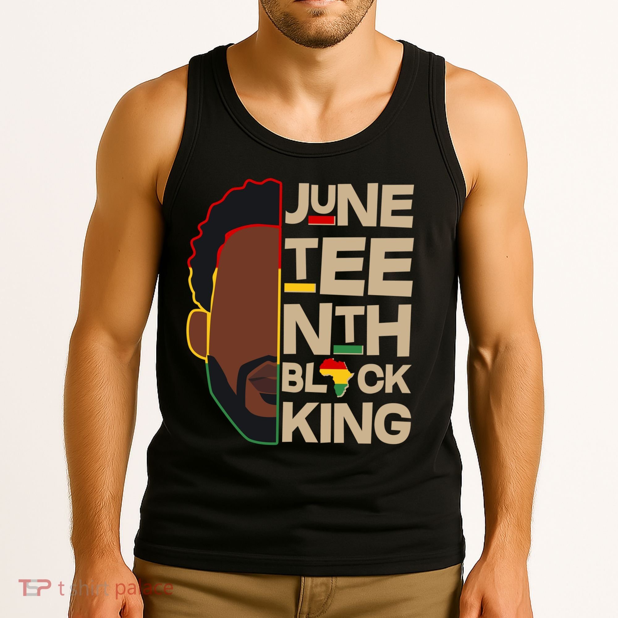 Juneteenth Black King June 19 1865 Tank Top
