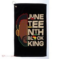 Juneteenth Black King June 19 1865 Golf Towel thumb 0
