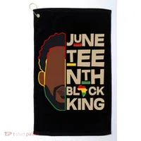 Juneteenth Black King June 19 1865 Golf Towel thumb 0