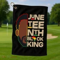 Juneteenth Black King June 19 1865 Golf Towel thumb 1