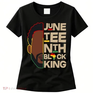 Juneteenth Black King June 19 1865 Women's T-Shirt