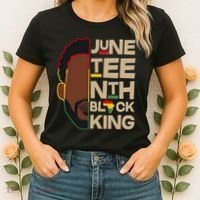 Juneteenth Black King June 19 1865 Women's T-Shirt thumb 2