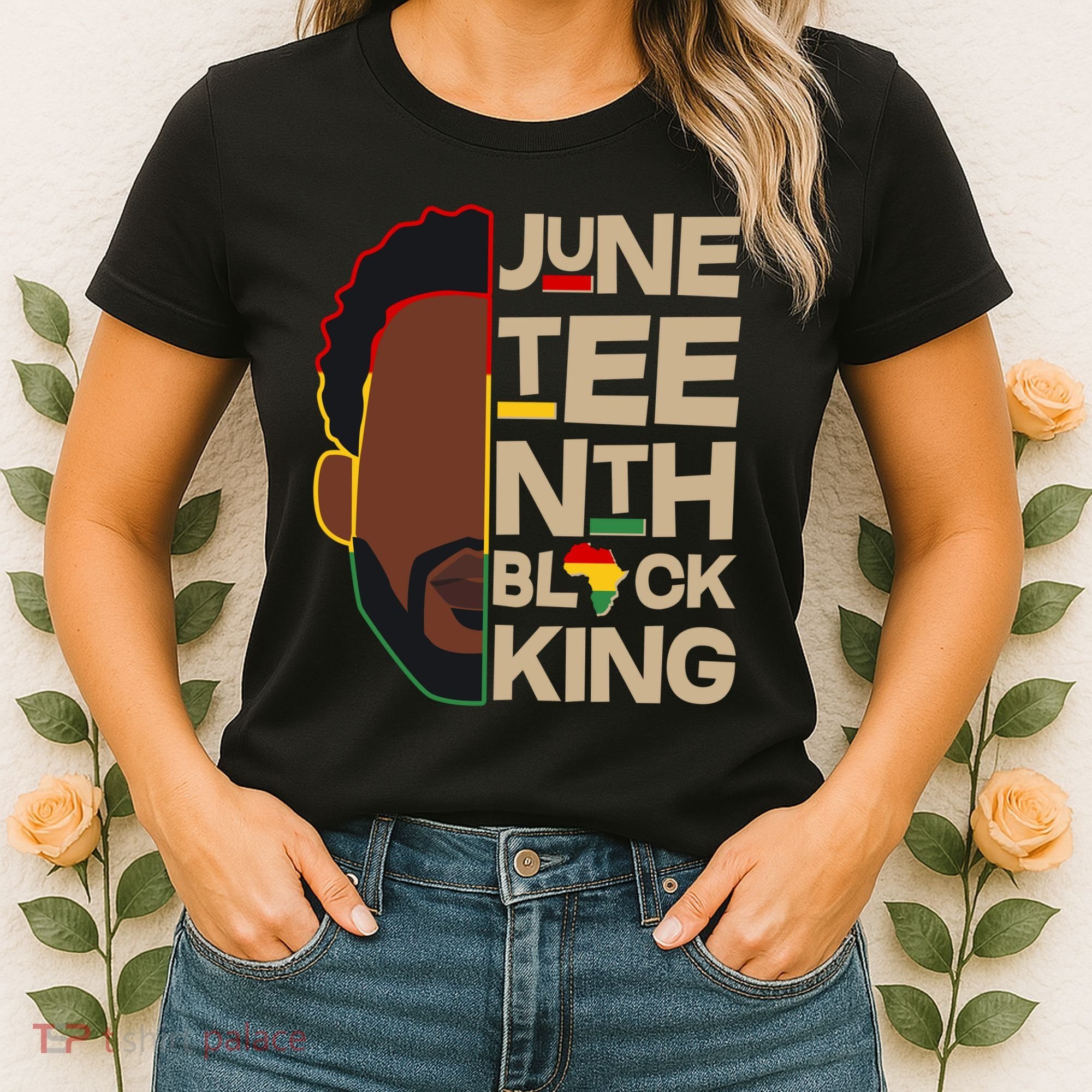 Juneteenth Black King June 19 1865 Women's T-Shirt
