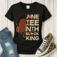 Juneteenth Black King June 19 1865 Women's T-Shirt thumb 3