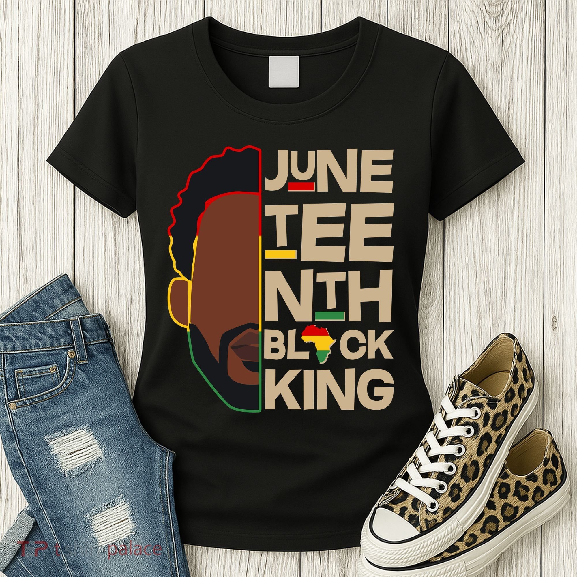 Juneteenth Black King June 19 1865 Women's T-Shirt