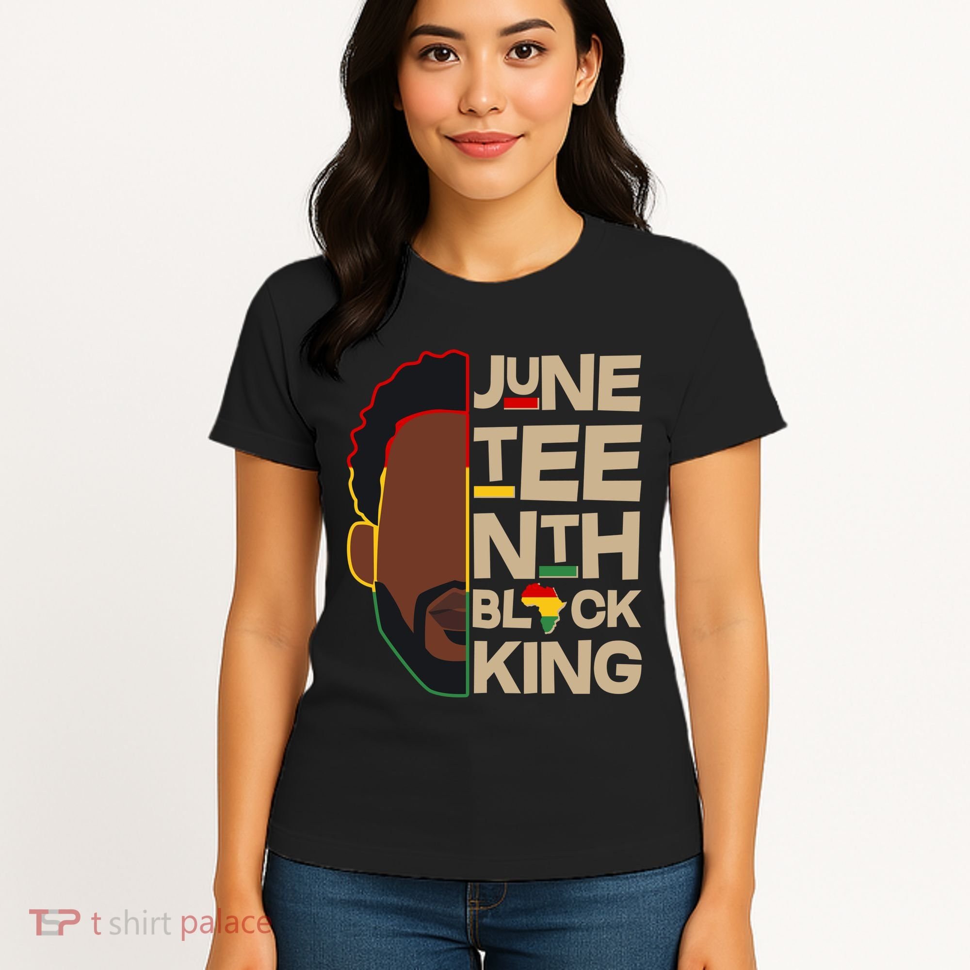 Juneteenth Black King June 19 1865 Women's T-Shirt