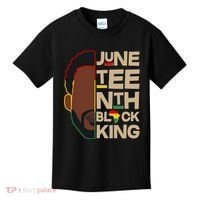 Juneteenth Black King June 19 1865 Kids T-Shirt thumb 0