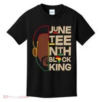 Juneteenth Black King June 19 1865 Kids T-Shirt thumb 0