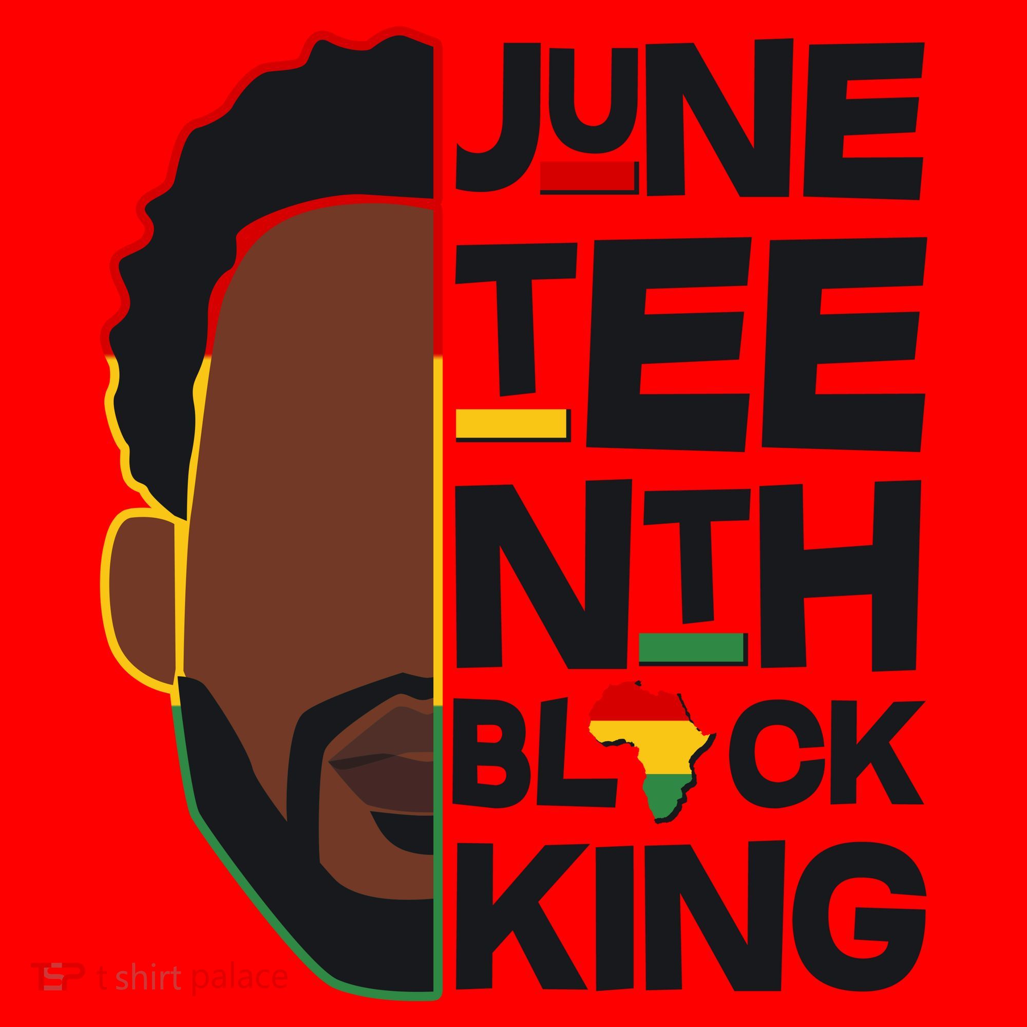 Juneteenth Black King June 19 1865 Santa Hat