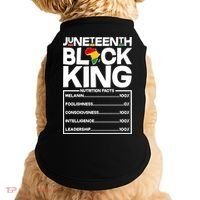 Juneteenth Black King Nutrition Facts Doggie Tank thumb 0