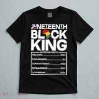 Juneteenth Black King Nutrition Facts T-Shirt thumb 5